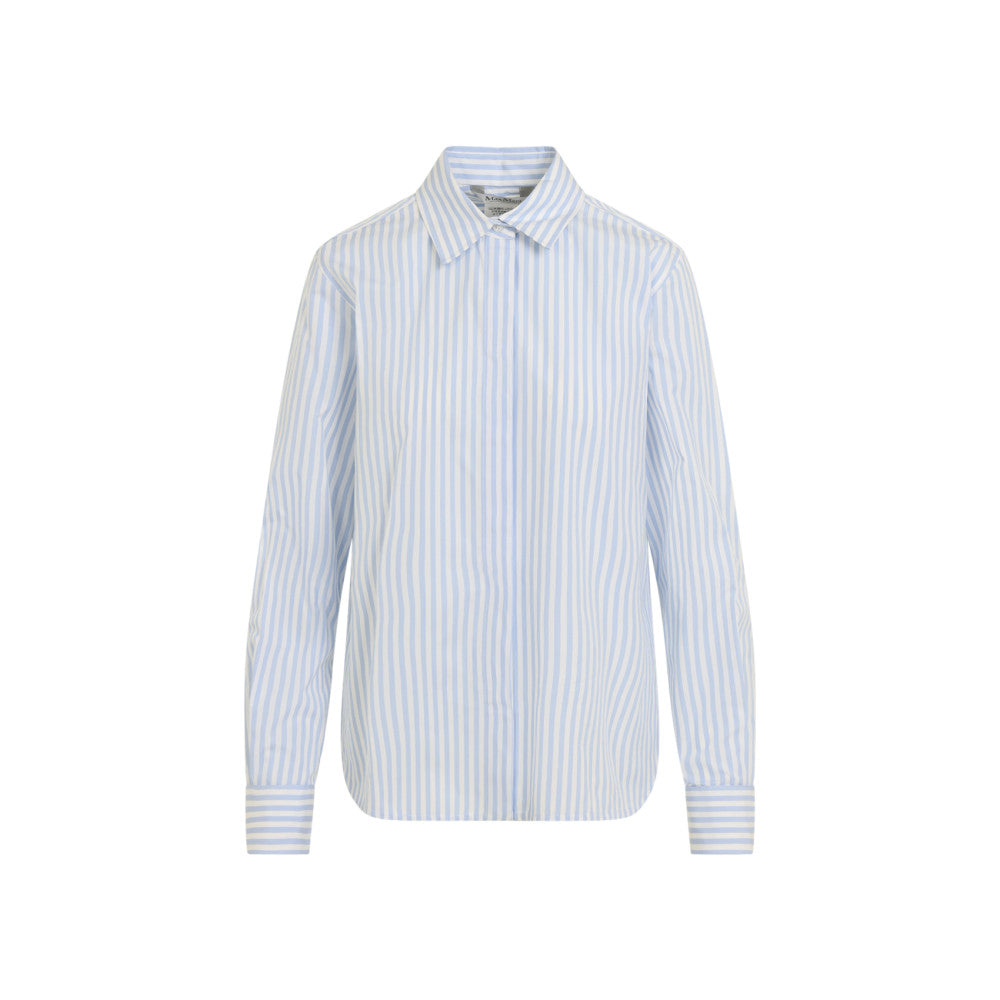 Blue Regular Stripes Shirt 1