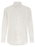 White Regular Solid Shirt 1