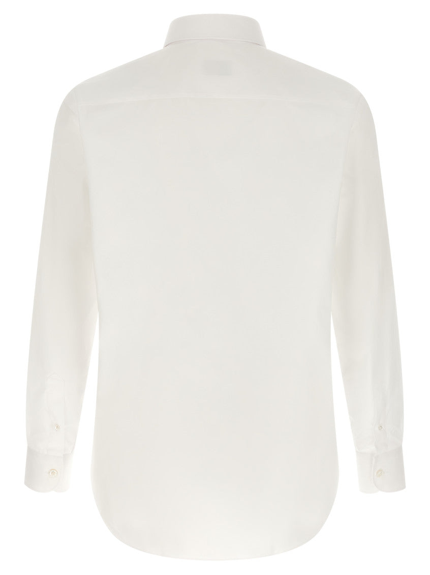 White Regular Solid Shirt 2