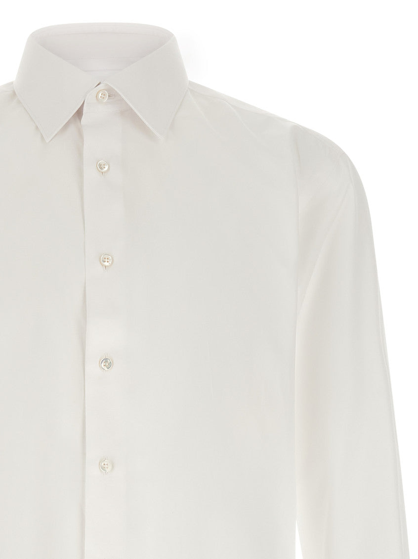 White Regular Solid Shirt 3
