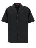 Black Regular Jacquard Shirt 1
