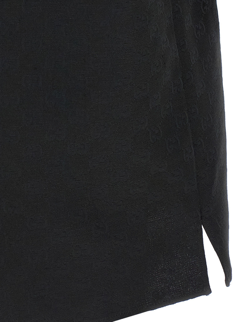 Black Regular Jacquard Shirt 4