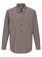 Brown Regular Stripes Shirt 1