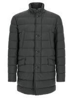 Dark Grey Quilted Jacket 1