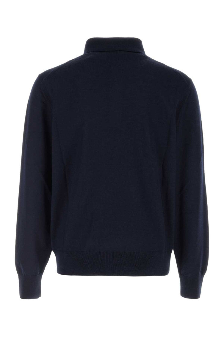 Navy Blue Full Sleeves Polo 2