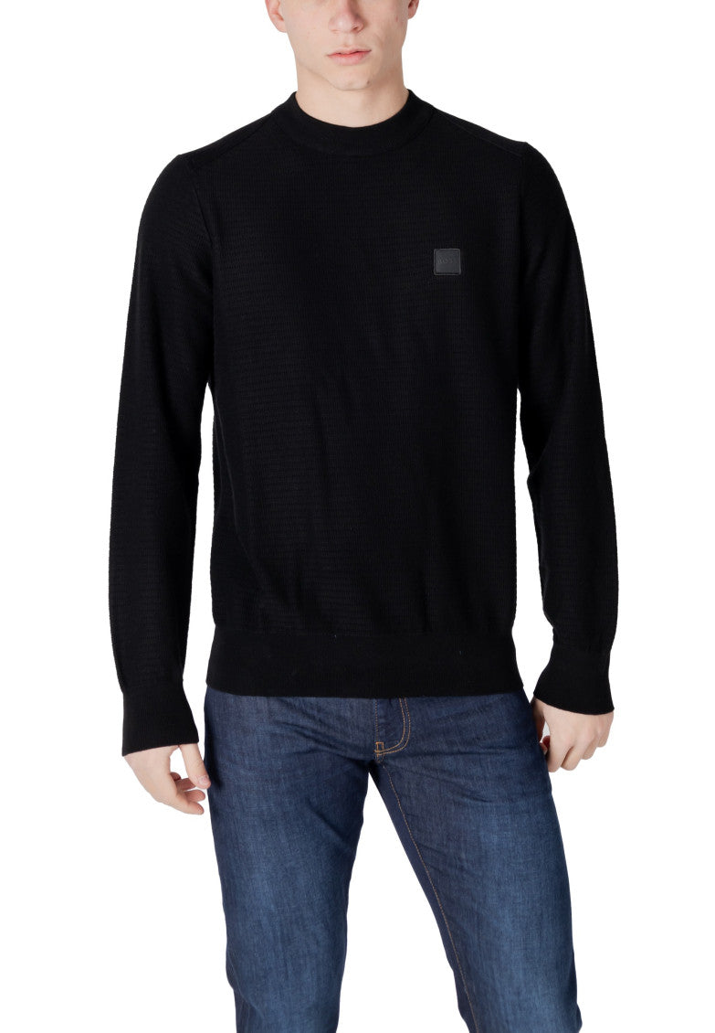 Black Crew Neck Sweater 1