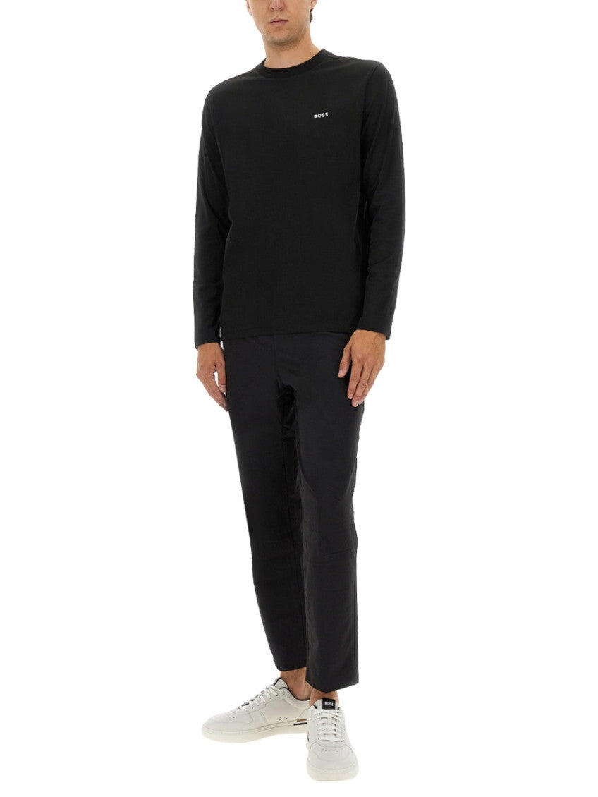 Black Logo Full Sleeves T-Shirt 2