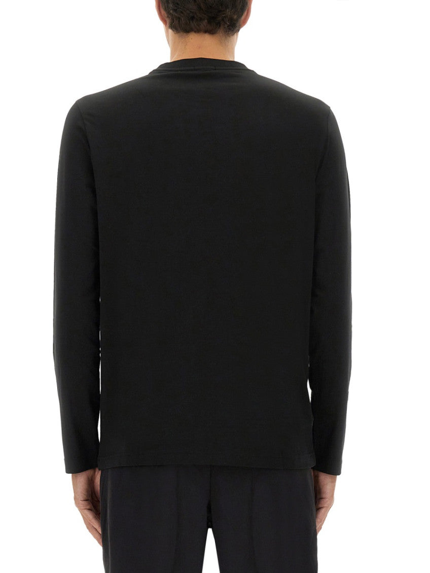 Black Logo Full Sleeves T-Shirt 3