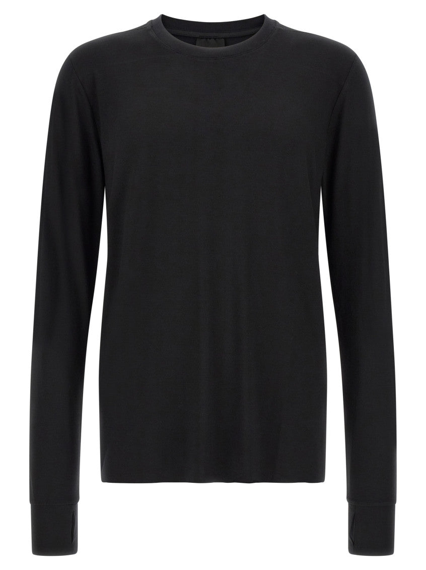 Black Solid Crew Neck T-Shirt 1