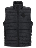 Black Quilted Sleeveless Jacket 1