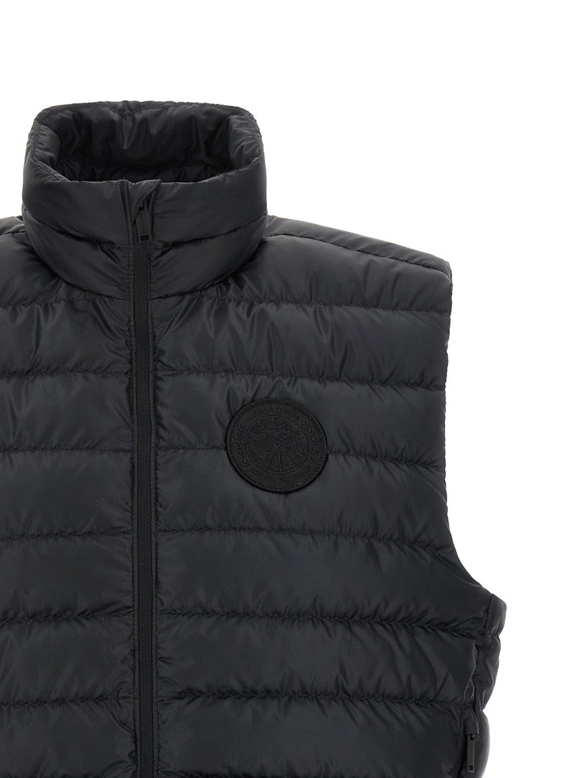Black Quilted Sleeveless Jacket 3
