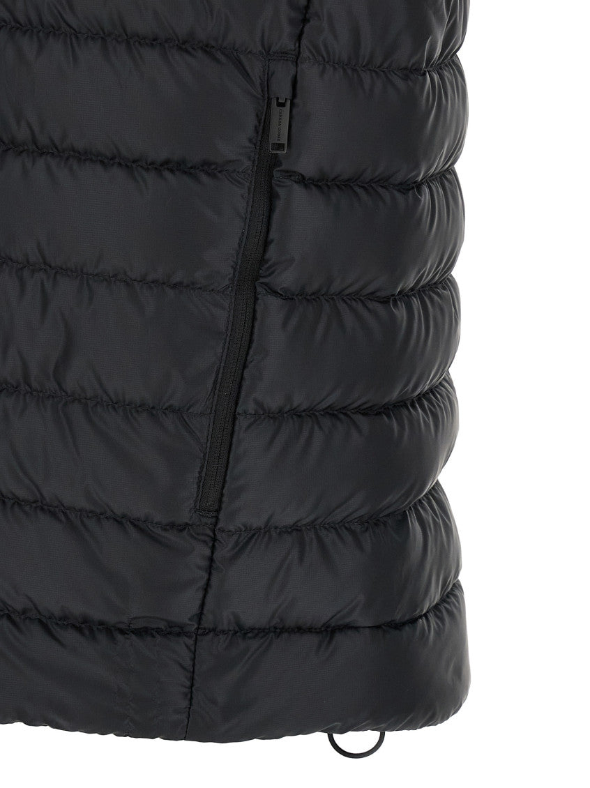 Black Quilted Sleeveless Jacket 4