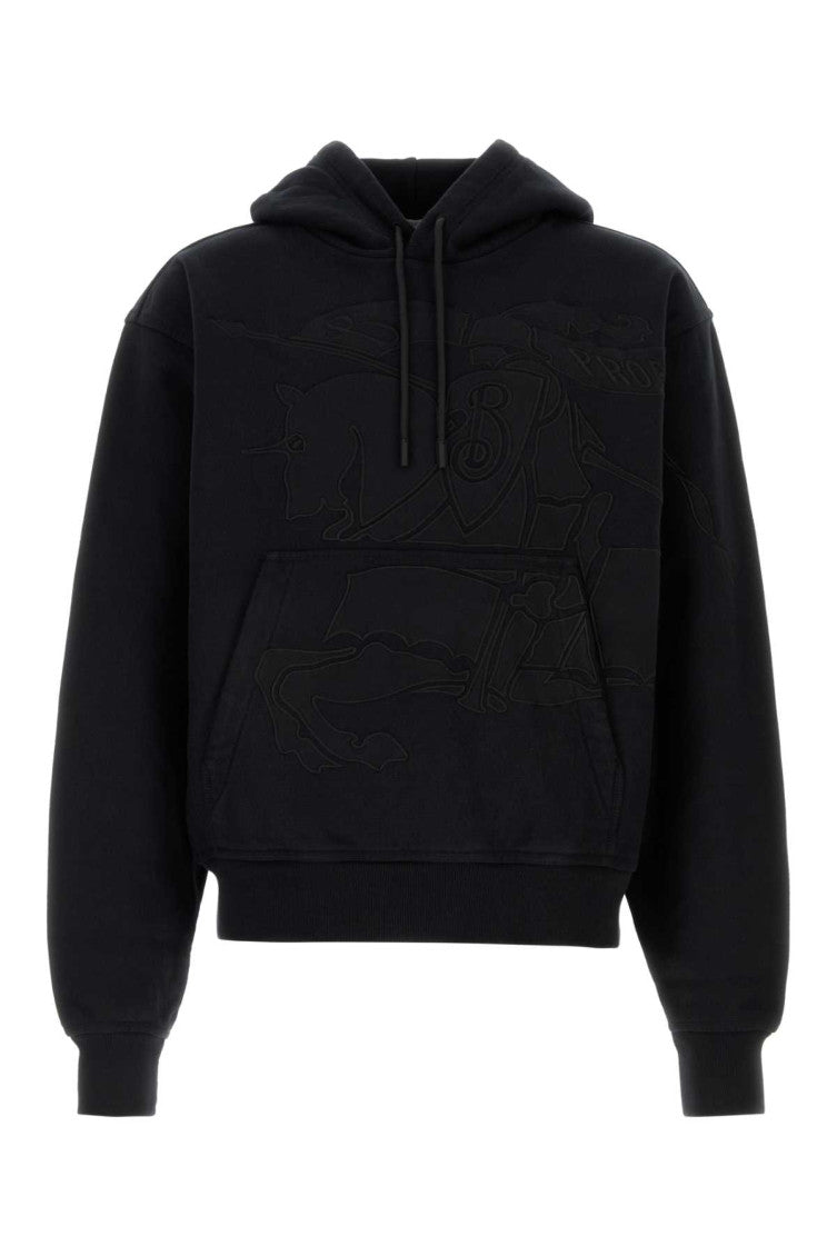 Black Embroidered Logo Sweatshirt 1