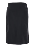 Black Asymmetric Pencil Skirt 1