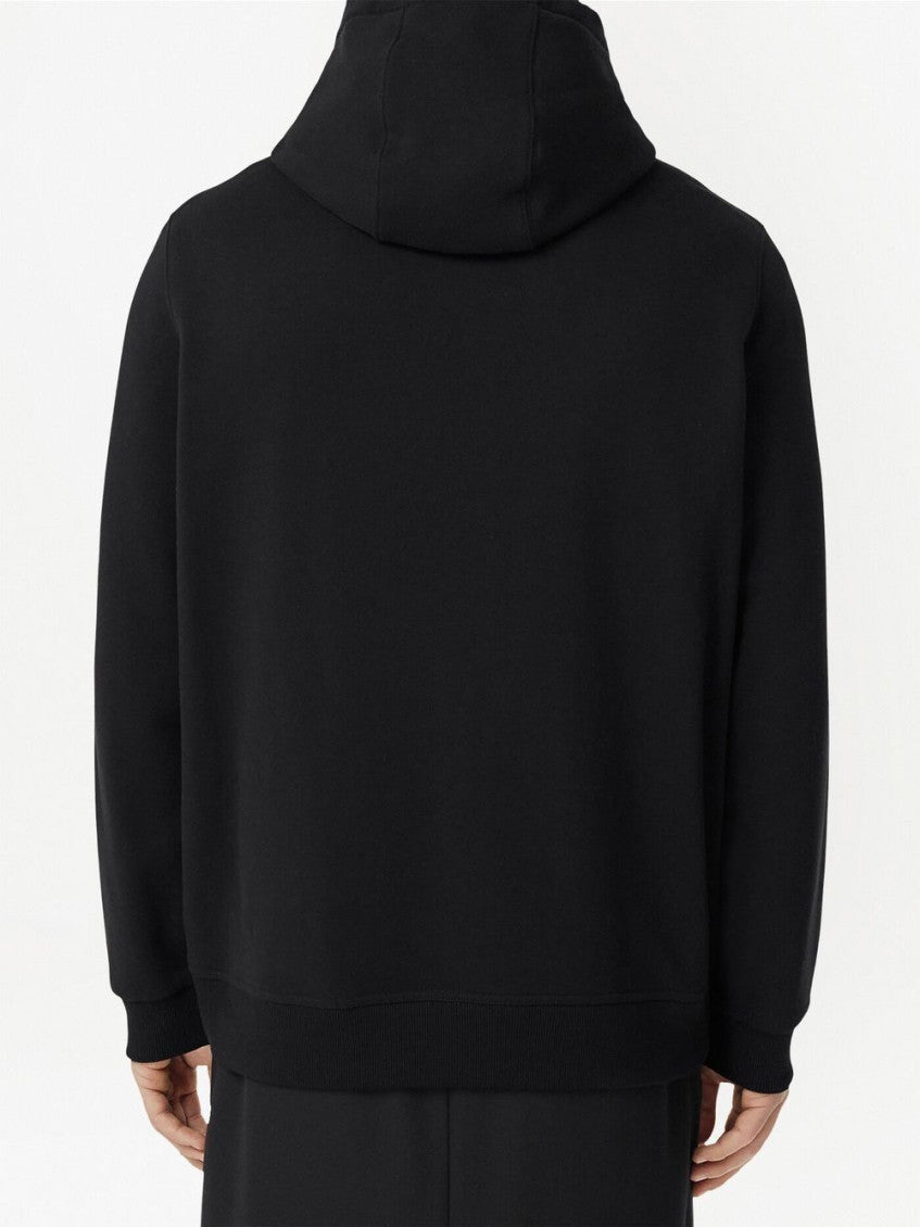 Black Logo Print Hoodie 6