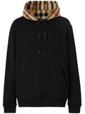 Black Check Hood Hoodie 1