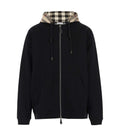 Black Check Hood Hoodie 1