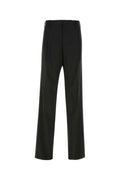 Black stretch wool pant 1