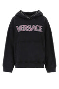 Black cotton oversize sweatshirt  1