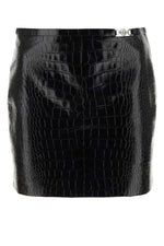 Black Leather Mini Skirt 1