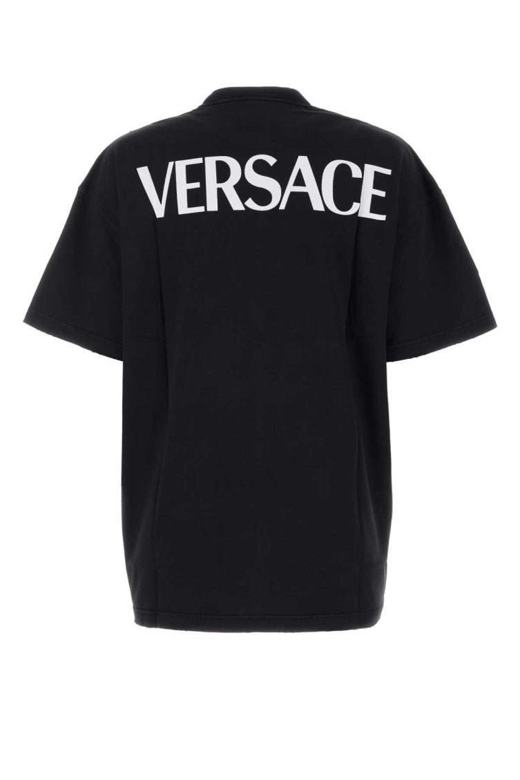 Black Cotton Oversize T-shirt 2