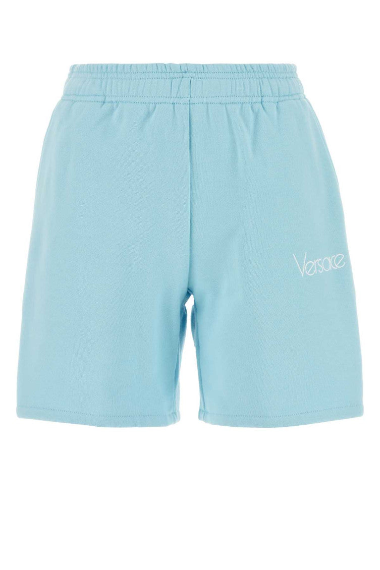Light-blue cotton shorts 1