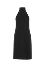 Black Funnel Neck Dress 1