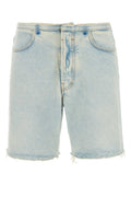 Light Blue Denim Bermuda Shorts 1