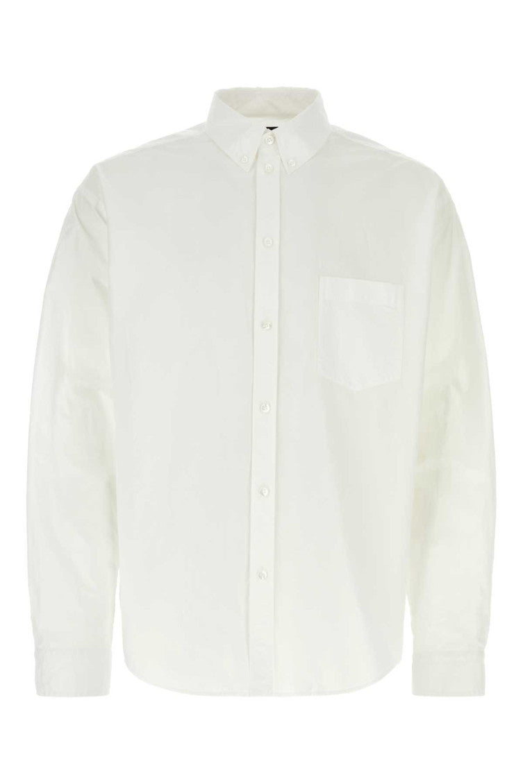 White Logo Print Shirt 1