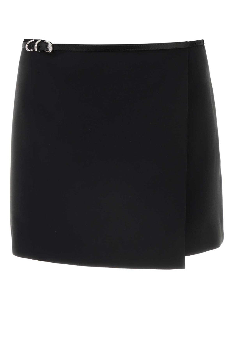 Black duchesse mini skirt  1