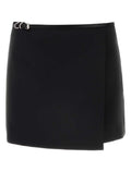 Black duchesse mini skirt  1