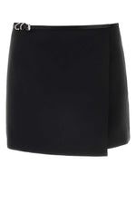 Black duchesse mini skirt  1