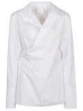 White Wrap-Poplin Shirt 1