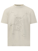Off White Crew Neck T-Shirt 1