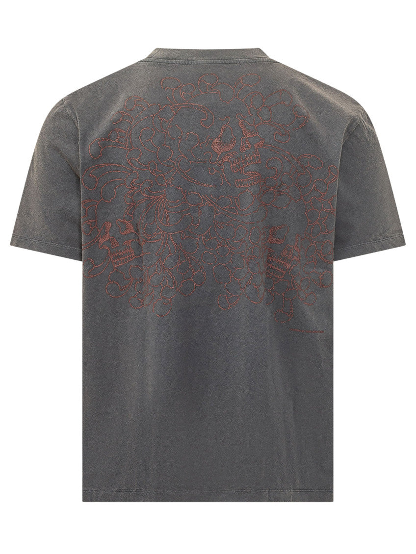 Grey Crew Neck T-Shirt 2