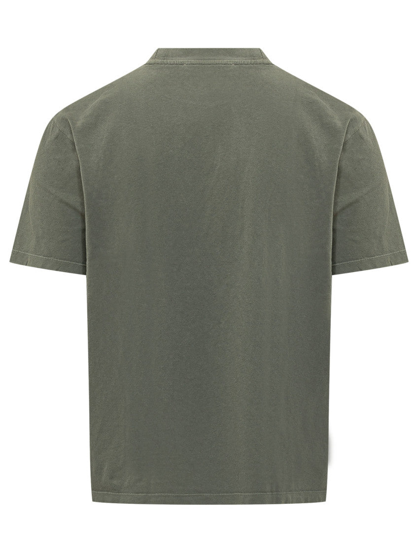 Olive Crew Neck T-Shirt 2