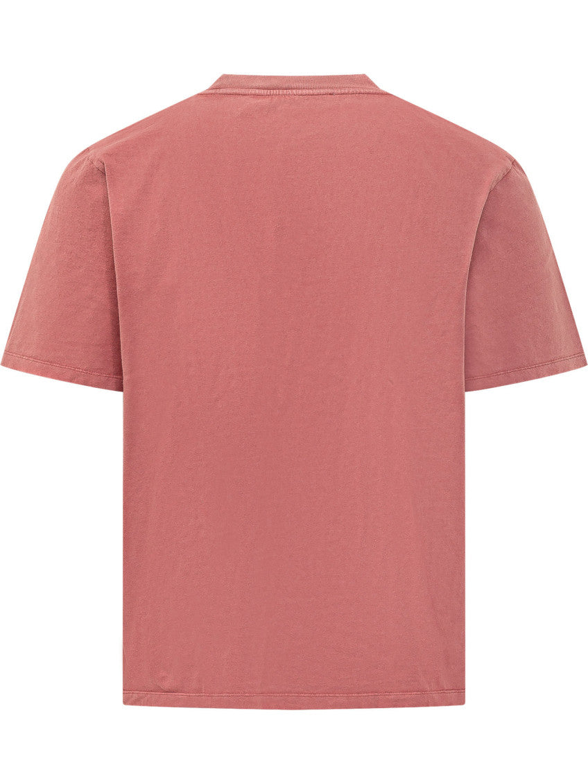 Pink Crew Neck T-Shirt 2