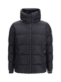 Black Quilted Puffer Jacket 1