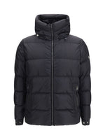 Black Quilted Puffer Jacket 1