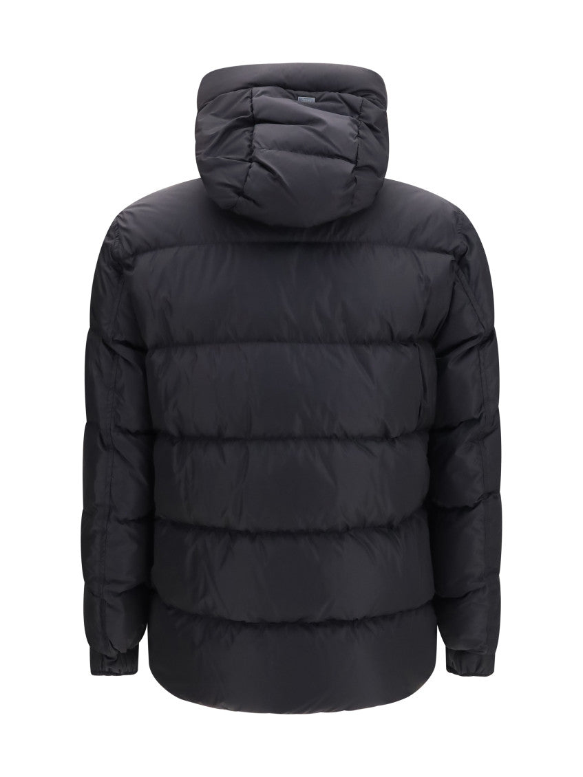 Black Quilted Puffer Jacket 2