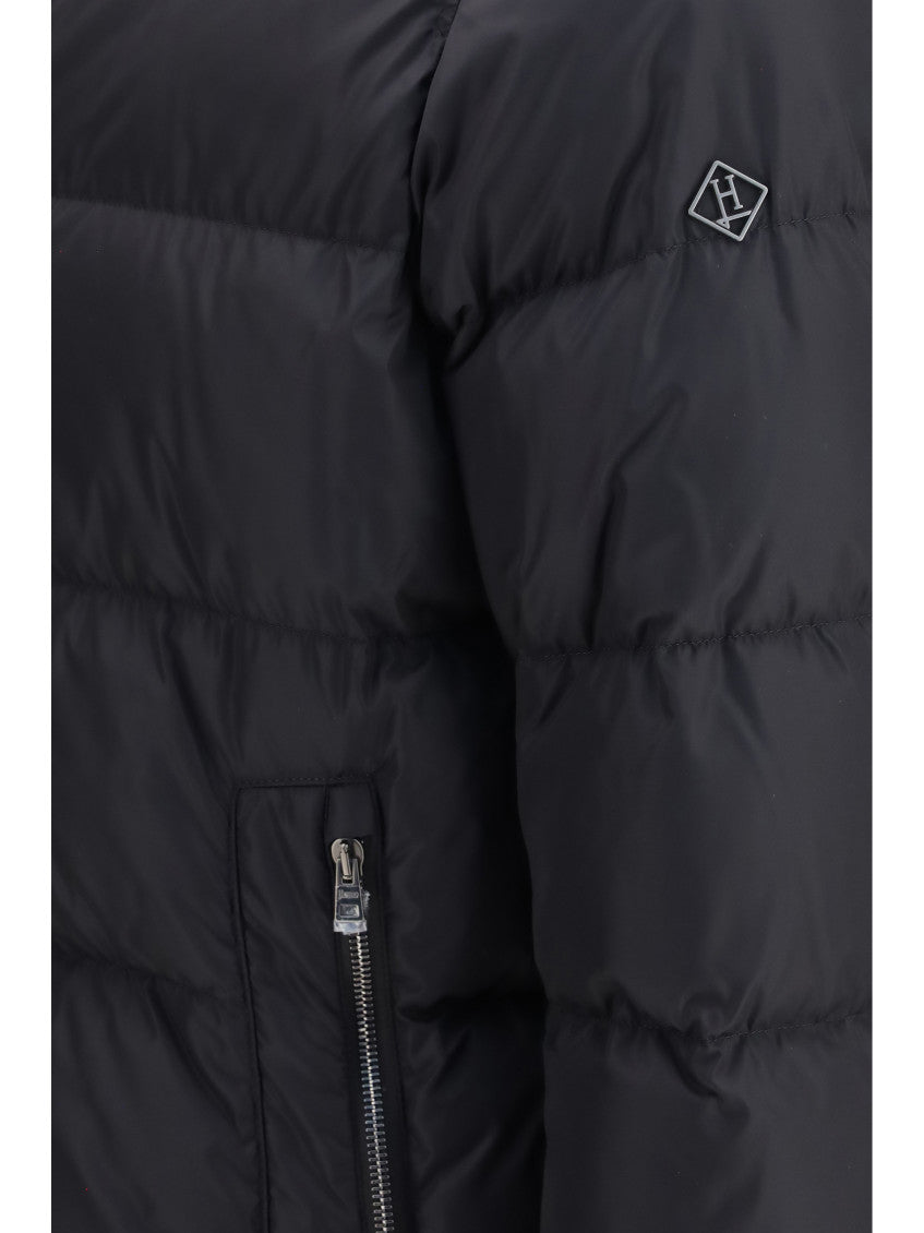 Black Quilted Puffer Jacket 3