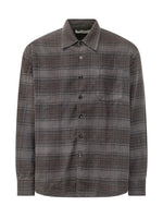 Grey Relaxed Plaid Shirt 1