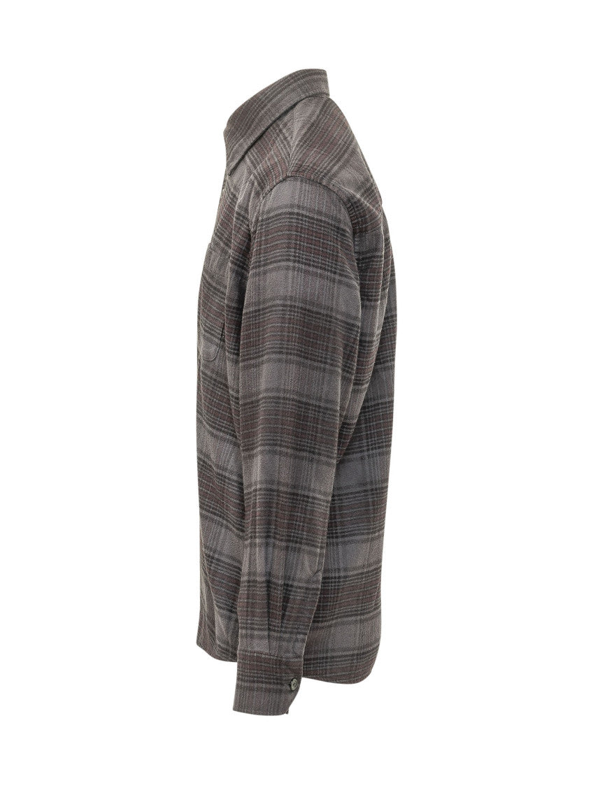 Grey Relaxed Plaid Shirt 3
