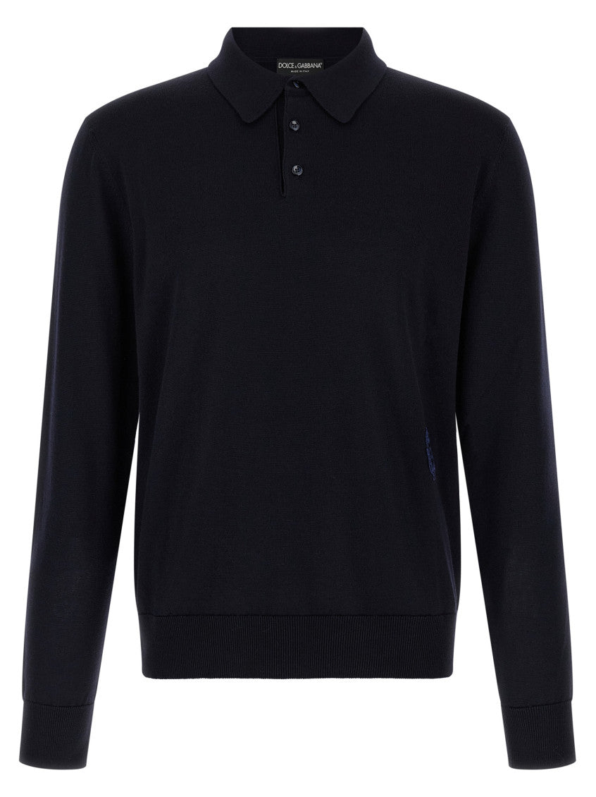 Blue Full Sleeves Polo 1