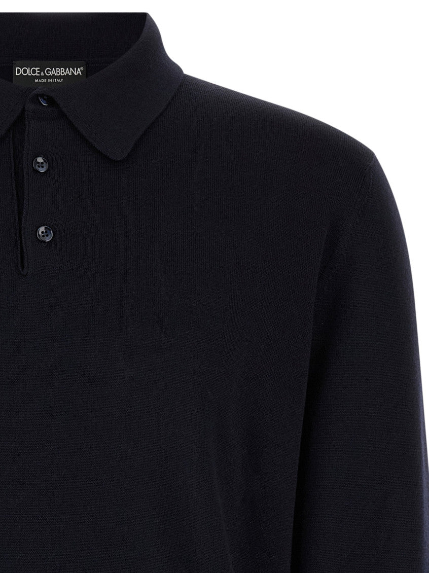 Blue Full Sleeves Polo 3