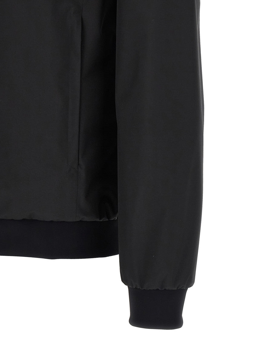Black Zip-Up Bomber Jacket 4