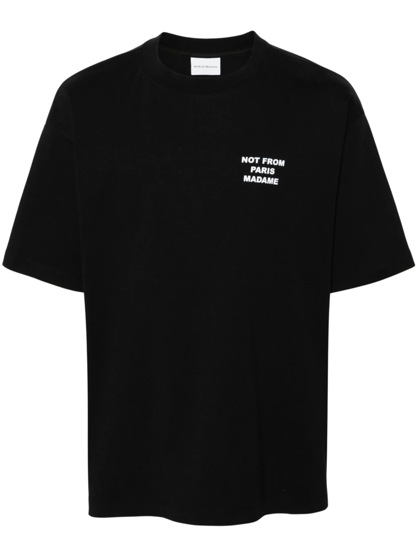 Black Crew Neck T-Shirt 1