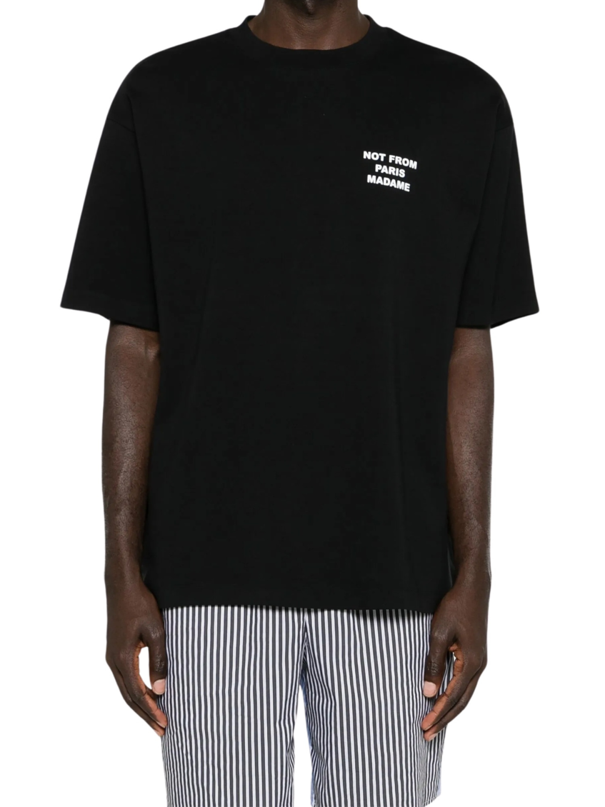 Black Crew Neck T-Shirt 2