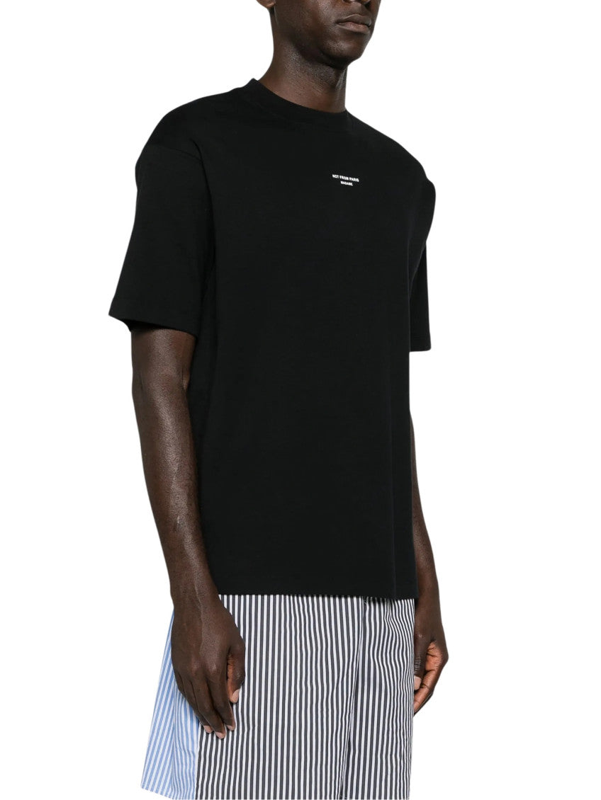 Black Crew Neck T-Shirt 2