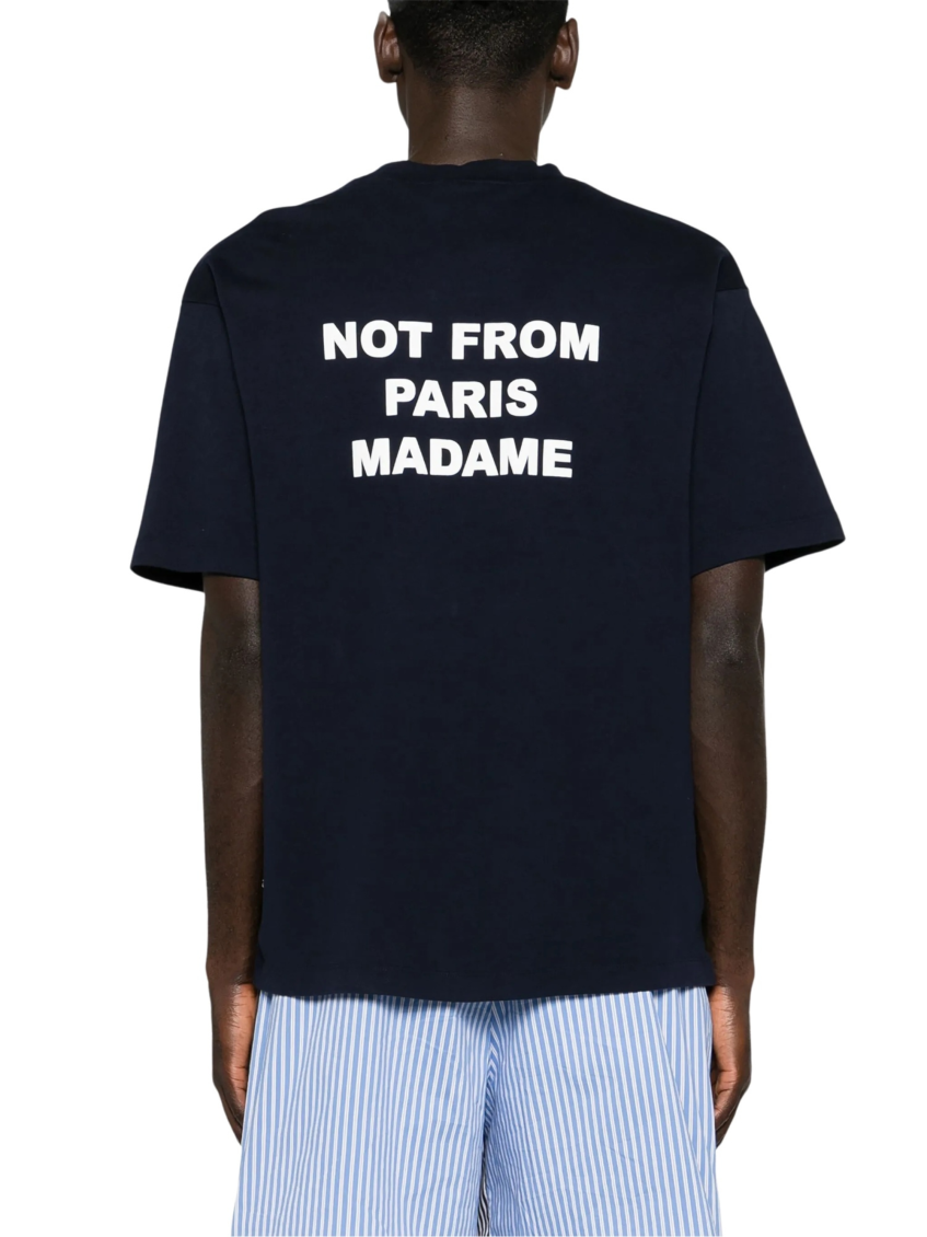 Navy Blue Crew Neck T-Shirt 3
